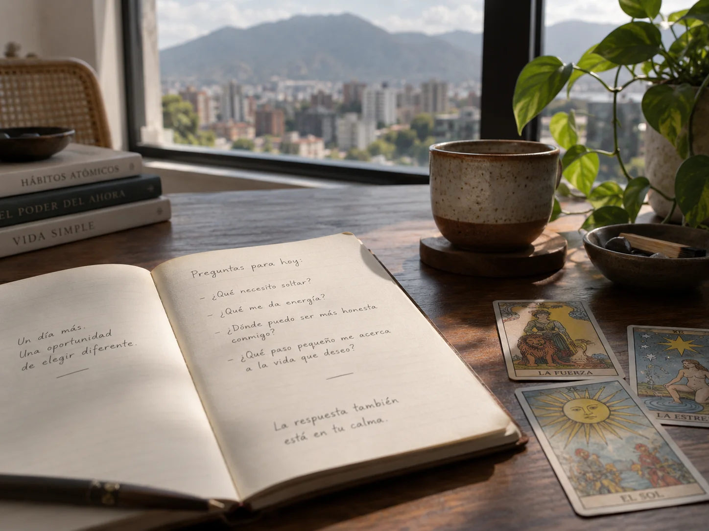 Cuaderno y cartas como herramientas de reflexión